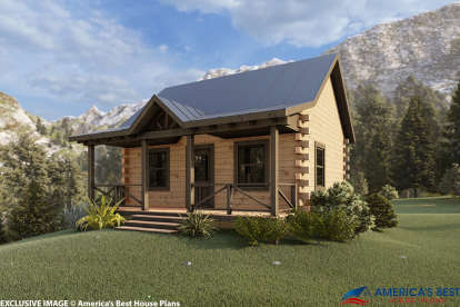 Cottage House Plan #154-00003 Elevation Photo