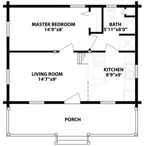 Main Floor for House Plan #154-00003