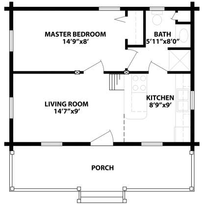 Main Floor for House Plan #154-00003