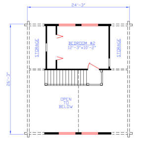 Floorplan 2 for House Plan #154-00007