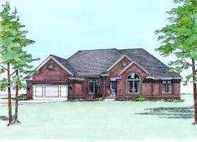Traditional House Plan #402-00078 Elevation Photo