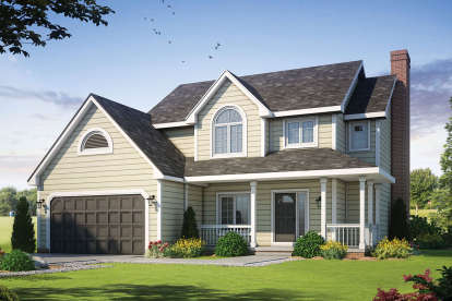 4 Bed, 2 Bath, 1846 Square Foot House Plan - #402-00101