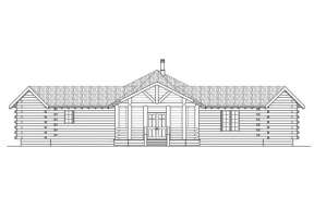 Ranch House Plan #035-00410 Elevation Photo