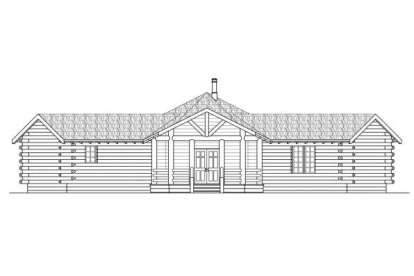 Ranch House Plan #035-00410 Elevation Photo