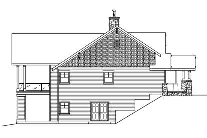 Country House Plan #035-00419 Elevation Photo