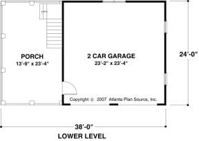 Floorplan 1 for House Plan #036-00166