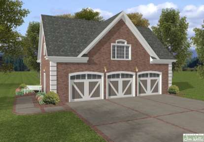 Southern House Plan #036-00167 Elevation Photo