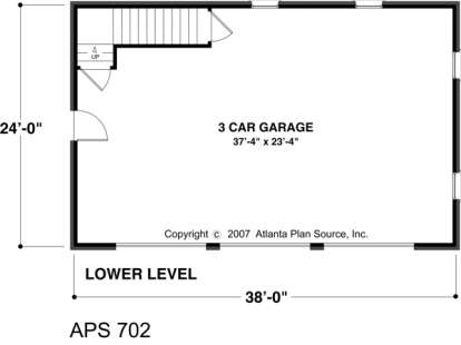 Floorplan 1 for House Plan #036-00167