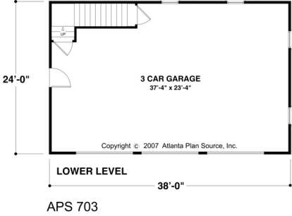 Floorplan 1 for House Plan #036-00168