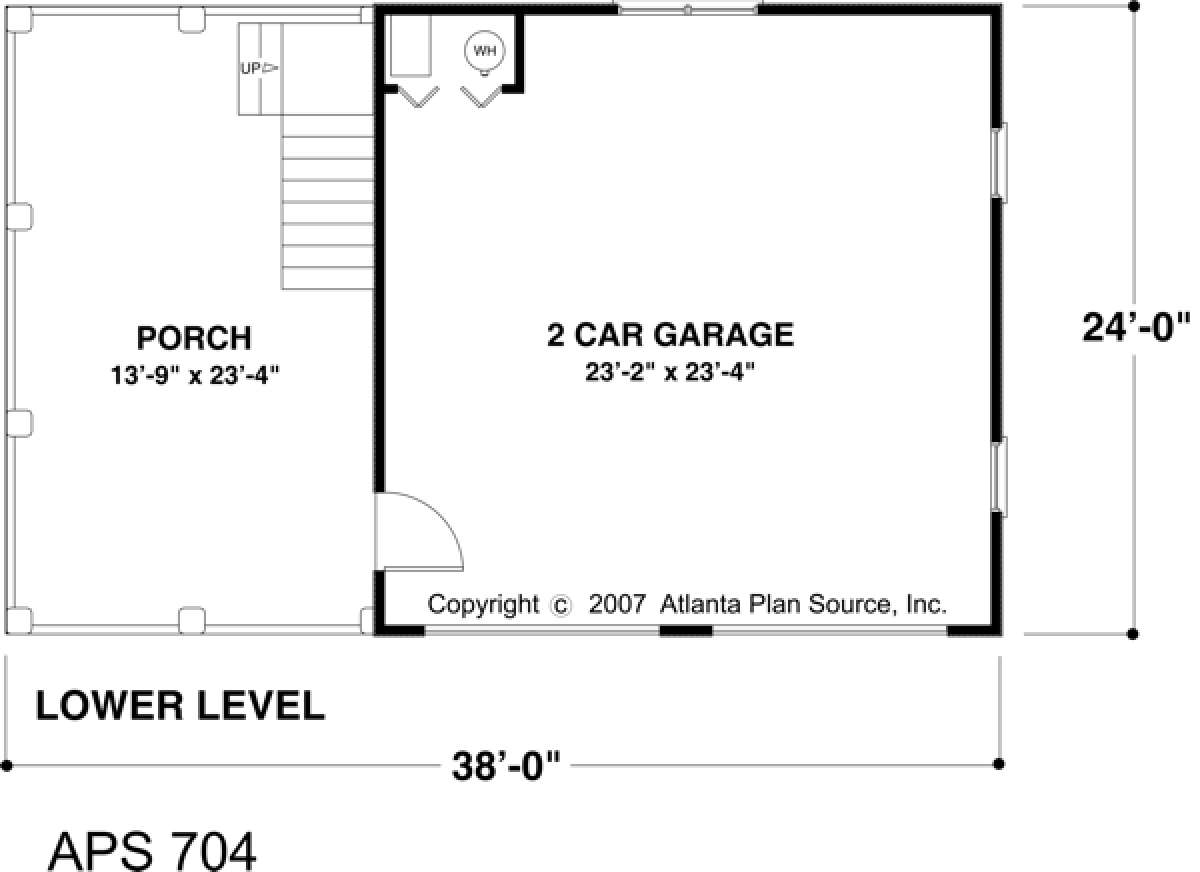 Floorplan 1 for House Plan #036-00169