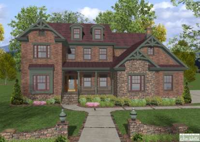 4 Bed, 4 Bath, 2953 Square Foot House Plan - #036-00171