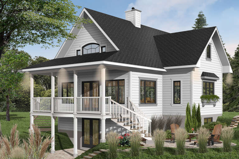 House Plan House Plan #415 Front Elevation 