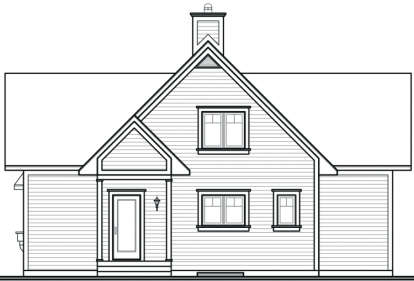 Country House Plan #034-00066 Elevation Photo