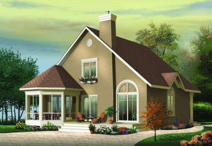 3 Bed, 2 Bath, 1468 Square Foot House Plan - #034-00069