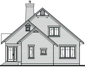 Vacation House Plan #034-00069 Elevation Photo