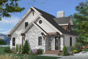 Craftsman House Plan #034-00070 Elevation Photo