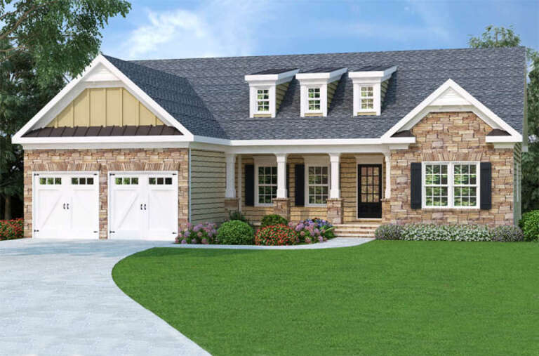 House Plan House Plan #42 Front Elevation