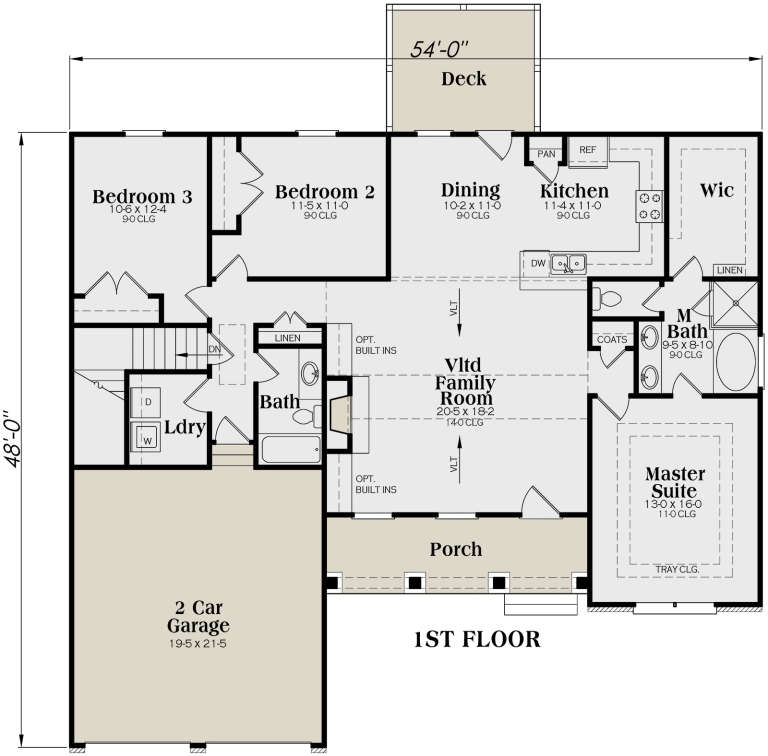 House Plan House Plan #42 Drawing 1