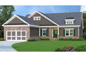 Traditional House Plan #009-00026 Elevation Photo