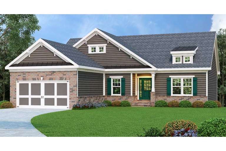 House Plan House Plan #43 Front Elevation 