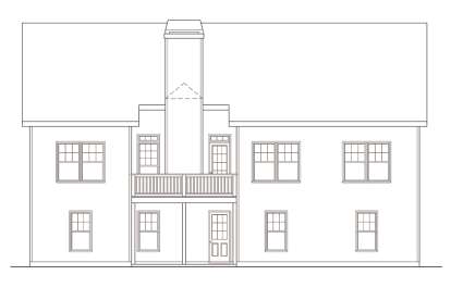 Traditional House Plan #009-00026 Elevation Photo