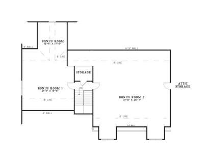Floorplan 3 for House Plan #110-00187