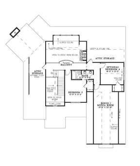Second Floor for House Plan #110-00188