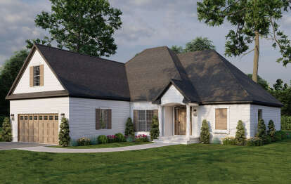 European House Plan #110-00189 Elevation Photo