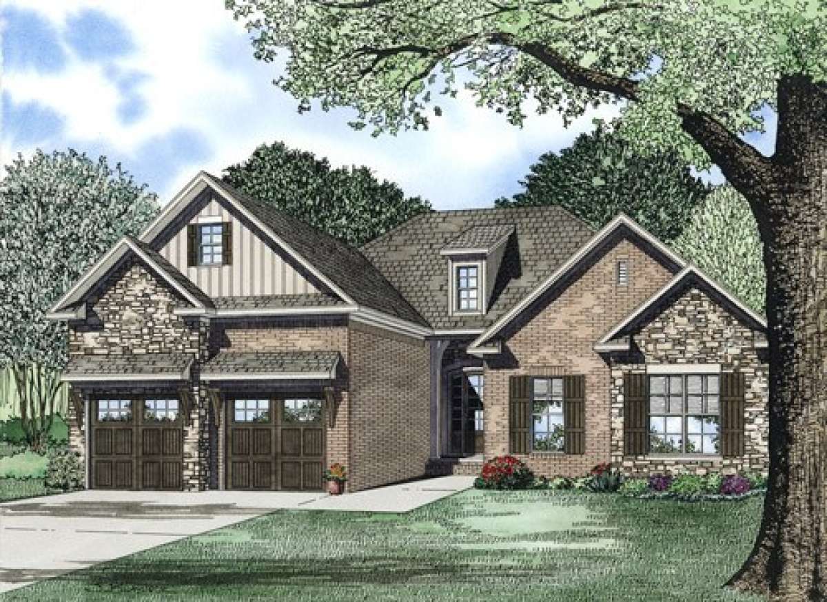 Ranch House Plan #110-00190 Elevation Photo