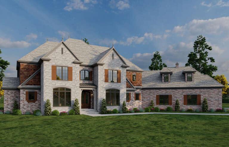 House Plan House Plan #4369 Angled Front Elevation