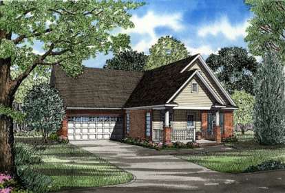 Ranch House Plan #110-00194 Elevation Photo