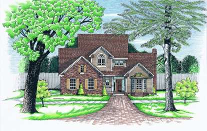 3 Bed, 2 Bath, 2069 Square Foot House Plan - #402-00497