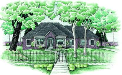 4 Bed, 3 Bath, 2227 Square Foot House Plan - #402-00499