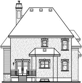 European House Plan #034-00075 Elevation Photo