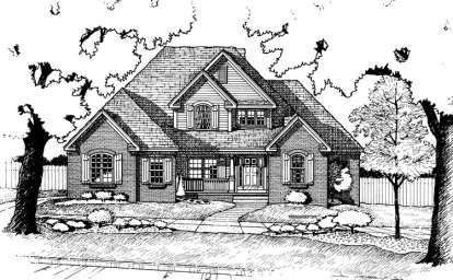 4 Bed, 2 Bath, 2826 Square Foot House Plan - #402-00517