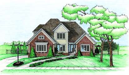4 Bed, 2 Bath, 2190 Square Foot House Plan - #402-00526