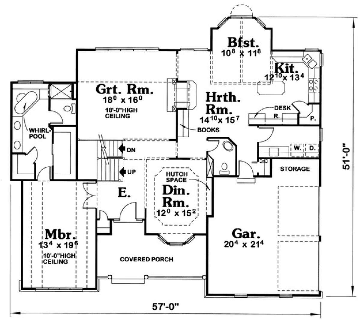 Floorplan 1 for House Plan #402-00530