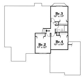Floorplan 2 for House Plan #402-00533