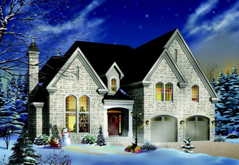 House Plan House Plan #443 Front Elevation