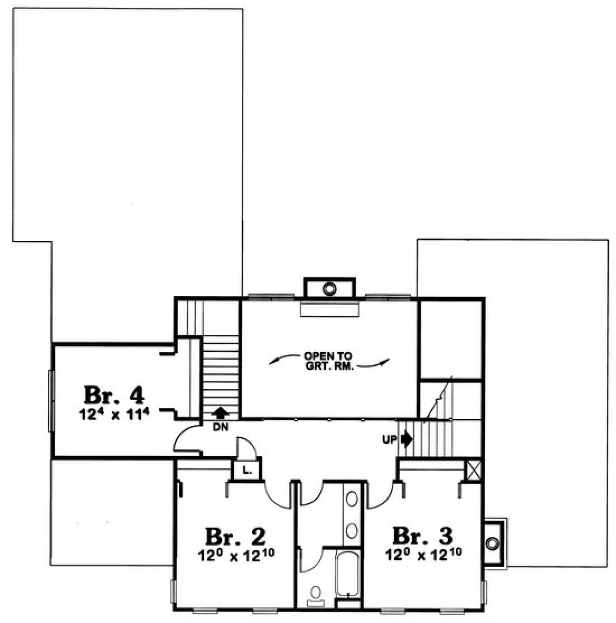 Floorplan 2 for House Plan #402-00540