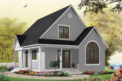 Country House Plan #034-00079 Elevation Photo