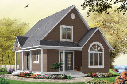 Country House Plan #034-00079 Elevation Photo