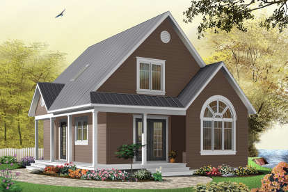 Country House Plan #034-00079 Elevation Photo