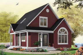 Country House Plan #034-00079 Elevation Photo