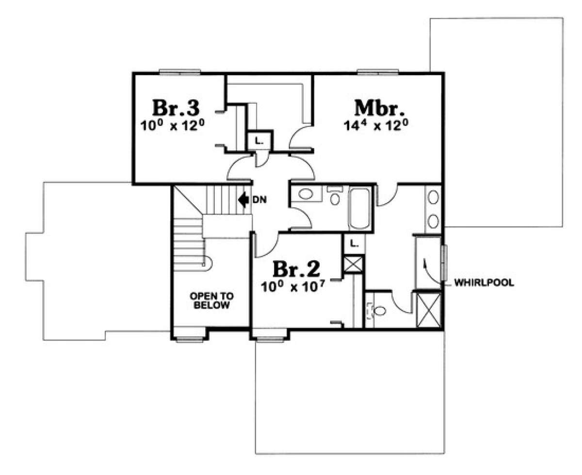 Floorplan 2 for House Plan #402-00560