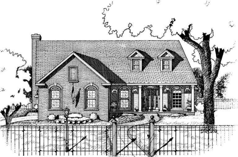 Country House Plan #402-00561 Elevation Photo
