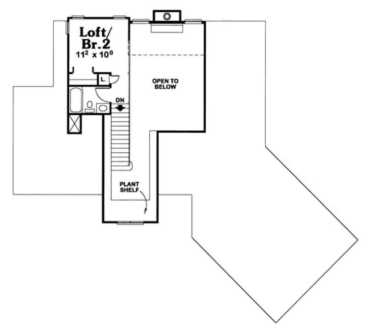 Floorplan 2 for House Plan #402-00565