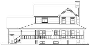 Country House Plan #034-00081 Elevation Photo