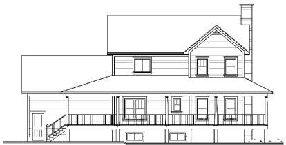 Country House Plan #034-00081 Elevation Photo