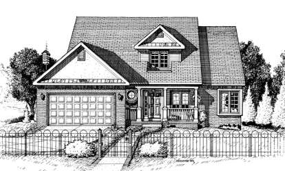 3 Bed, 2 Bath, 1522 Square Foot House Plan - #402-00568